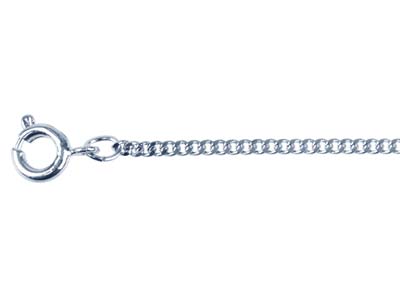 Cadena Chapada En Plata De 1,8 Mm, 1845 Cm