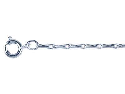 Cadena De Malla Epi 1,8mm, 45cm, Plata