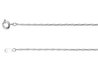 Cadena De Malla Epi 1,8 mm, 45 cm, Plata* - Imagen Estandar - 2