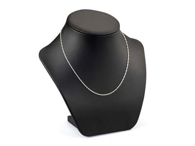 Cadena De Malla Epi 1,8 mm, 45 cm, Plata* - Imagen Estandar - 4