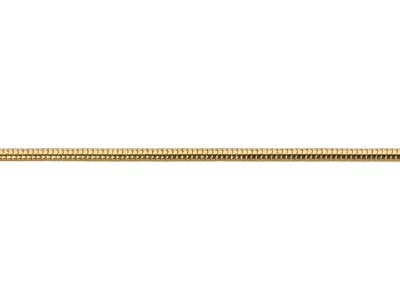 Cadena De Malla De Serpiente 1,1 mm, 40 cm, Dorado* - Imagen Estandar - 3