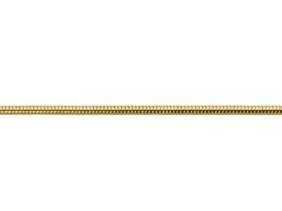 Cadena De Malla De Serpiente 1,1 mm, 45 cm, Dorado* - Imagen Estandar - 3