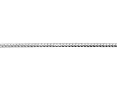 Cadena De Malla De Serpiente 1,1 mm, 40 cm, Plata* - Imagen Estandar - 3