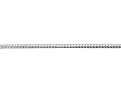 Cadena Serpiente 1,1 mm, 45 cm, Plata* - Imagen Estandar - 3