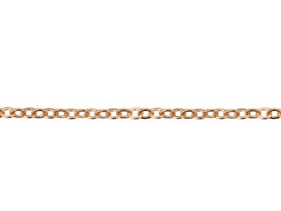 Cadena De Eslabones For\at 1,6 mm, 45 cm, Oro Rosa* - Imagen Estandar - 3