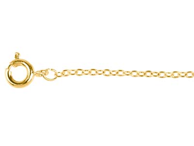 Cadena De Eslabones Forat 1,6mm, 40cm, Oro