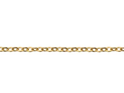 Cadena De Eslabones For\at 1,6 mm, 45 cm, Bañado En Oro* - Imagen Estandar - 3