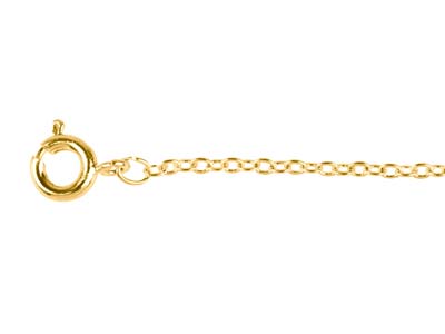 Cadena De Eslabones Forat 1,6mm, 60cm, Oro