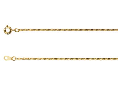 Cadena De Eslabones For\at 2 mm, 45 cm, Oro* - Imagen Estandar - 2