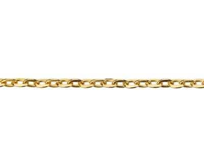 Cadena De Eslabones For\at 2 mm, 45 cm, Oro* - Imagen Estandar - 3