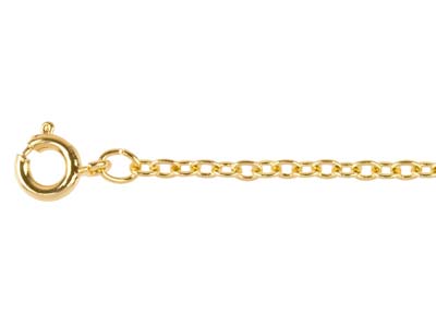 Cadena De Eslabones Forat 2,3mm, 40cm, Oro