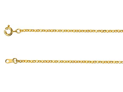 Cadena De Eslabones For\at 2,3 mm, 40 cm, Oro* - Imagen Estandar - 2