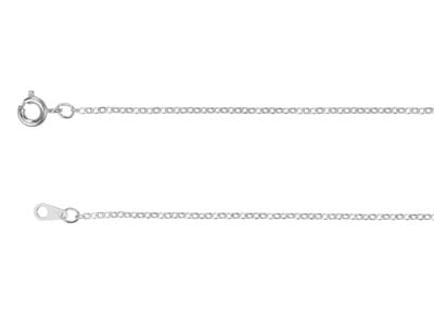 Cadena De Eslabones For\at 1,6 mm, 45 cm, Plateado* - Imagen Estandar - 2