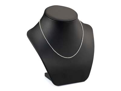 Cadena De Eslabones 2 mm, 45 cm, Plata* - Imagen Estandar - 4