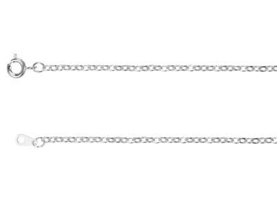 Cadena De Eslabones For\at 2,3 mm, 45 cm, Plateado* - Imagen Estandar - 2
