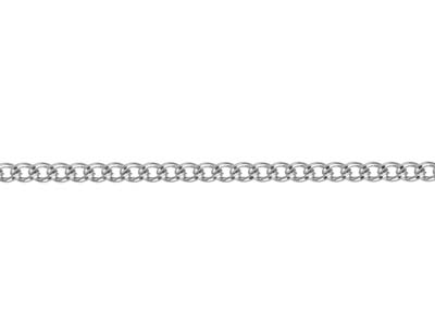 Cadena De Eslabones Gourmette 1,6 Mm, 45 Cm, Acero Inoxidable - Imagen Estandar - 3