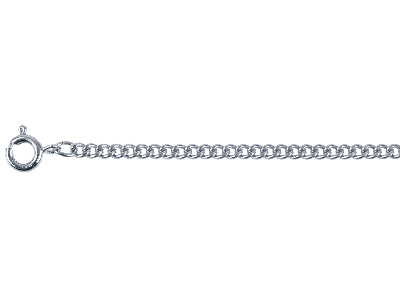 Cadena De Eslabones Gourmette 3 Mm,60 Cm, Acero Inoxidable