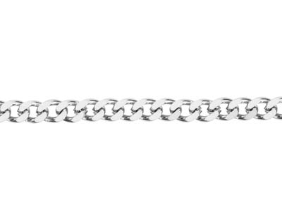 Cadena De Eslabones Gourmette 3 Mm,60 Cm, Acero Inoxidable - Imagen Estandar - 3
