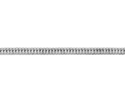 Cadena De Malla De Serpiente 1,1 mm, 45 cm, Acero Inoxidable - Imagen Estandar - 2