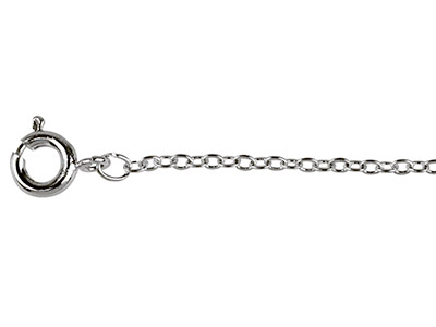 Cadena De Eslabones De Tipo Forzado1,6 Mm, 45 Cm, Acero Inoxidable