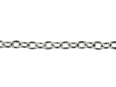 Cadena De Eslabones De Tipo Forzado1,6 Mm, 45 Cm, Acero Inoxidable - Imagen Estandar - 2