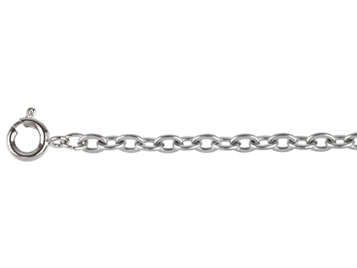 Cadena De Eslabones Forat 3,5mm, 68cm, Acero Inoxidable