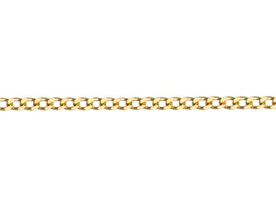 Cadena Malla Gourmette Diamante 0,60 mm, 40 cm, Oro Amarillo De 18 K - Imagen Estandar - 3