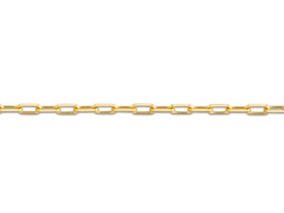 Cadena Forçat Talla Diamante 0,95 Mm, 40 Cm, Oro Amarillo 18k - Imagen Estandar - 3