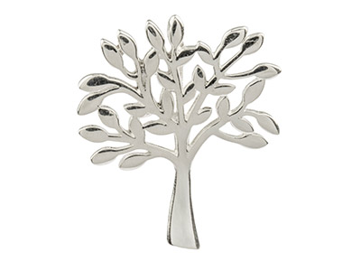 Colgante Del árbol De La Vida En Plata De Ley - Imagen Estandar - 1