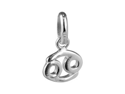 Colgante Con El Signo Del Zodaco, Cáncer, Plata 925