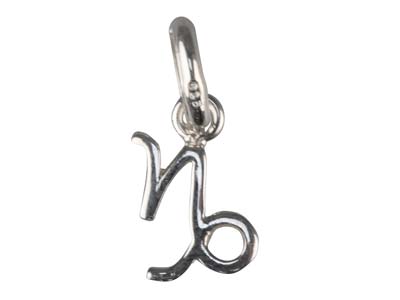 Colgante Con El Signo Del Zodaco, Capricornio, Plata 925