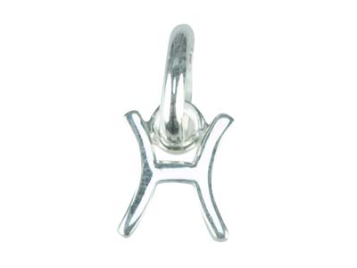 Colgante Con El Signo Del Zodaco, Piscis, Plata 925