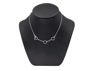 St Sil Adjustable T-bar Necklet - Imagen Estandar - 4