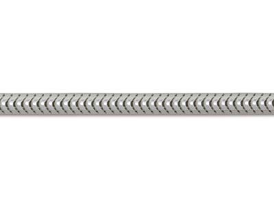 Cadena De Serpiente De 1,6 MM De Plata De Ley, 20