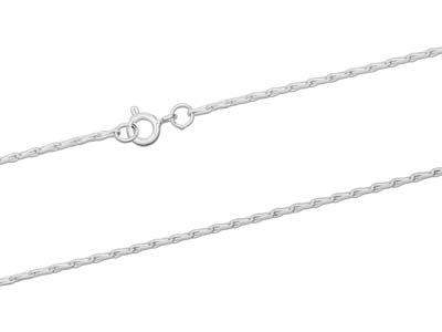 Cadena De Malla Epi 1,56 mm, 45 cm,plata 925 - Imagen Estandar - 2