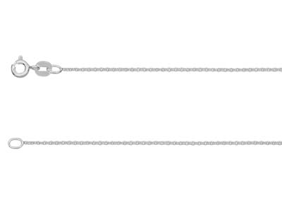 Cadena De Eslabones De Tipo Forzado1,2 mm, 40 cm, Plata 925 - Imagen Estandar - 1