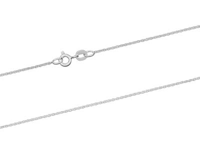 Cadena De Eslabones De Tipo Forzado1,2 mm, 45 cm, Plata 925 - Imagen Estandar - 2
