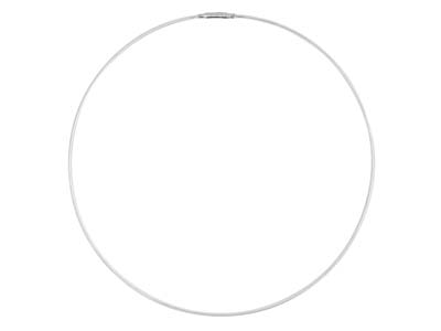 Collar Con Cable De 1,5mm, 40cm, Plata 925