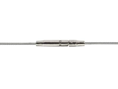 Collar Con Cable De 1,5 mm, 40 cm, Plata 925 - Imagen Estandar - 3