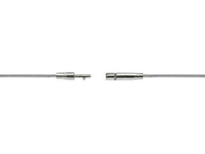Collar De Cable 0,85 Mm, 40 Cm, Plata 925 - Imagen Estandar - 2