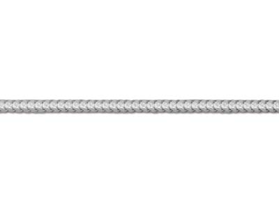 Cadena De Malla De Serpiente Diamantada, 1,2 Mm, 66 Cm, Plata 925 - Imagen Estandar - 3