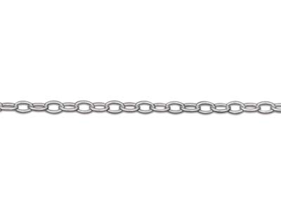 St Sil 1.3mm Trace Chain 24
