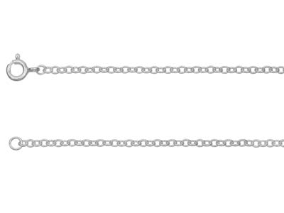 Cadena De Eslabones For\at 1,9 mm, 45 cm, Plata 925 - Imagen Estandar - 1