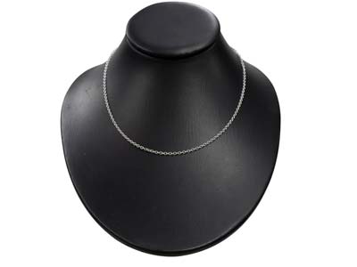 Cadena De Eslabones For\at 1,9 mm, 45 cm, Plata 925 - Imagen Estandar - 5