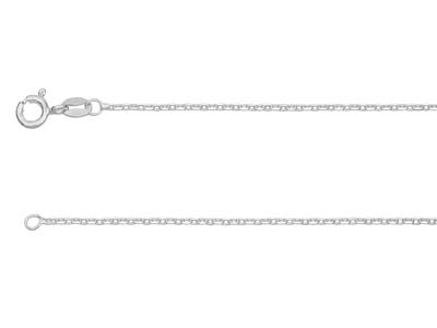 Cadena De Eslabones For\at Diamantada 1,5 mm, 66 cm, Plata 925 - Imagen Estandar - 1