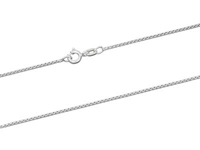 Cadena De Malla Veneciana 1,3 mm, 40 cm, Plata 925 Con Tratamiento Antideslustre - Imagen Estandar - 2