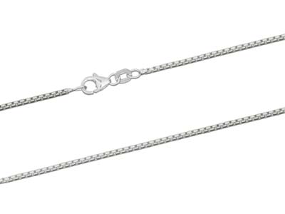 Cadena De Malla Veneciana 1,6 mm, 45 cm, Plata 925 Con Tratamiento Antideslustre - Imagen Estandar - 2