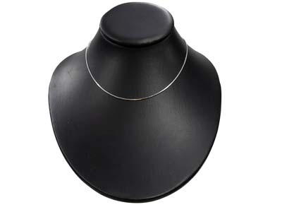 Cadena Con Acabado De Espejo De Malla Cuadrada 0,94 mm, 40 cm, Plata 925 - Imagen Estandar - 5
