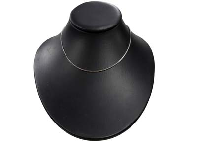 Cadena Con Acabado De Espejo De Malla Cuadrada 0,94 mm, 45 cm, Plata 925 - Imagen Estandar - 5