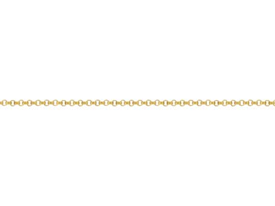 Cadena De Malla Jaseron 1,20mm, Goldfilled